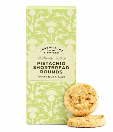 Cartwright&Butler sviestiniai sausainiai su pistacijomis 150 g