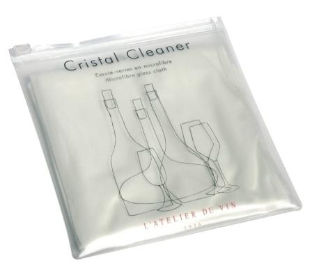 L'Atelier du Vin taurių poliravimo šluostė „Cristal Cleaner“ 1 vnt