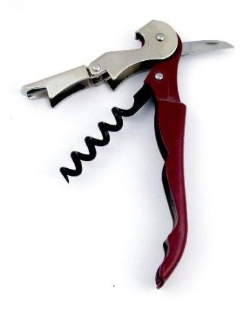 Knife with corkscrew „Pulttex Double Lever“ 