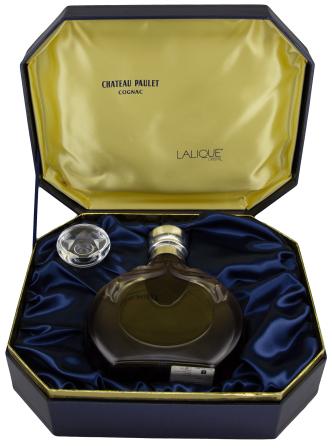 Chateau Paulet Lalique Decanter Fine Champagne Cognac 0,7 L