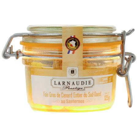 Larnaudie ančių kepenėlių foie gras su Soterno vynu 125 g