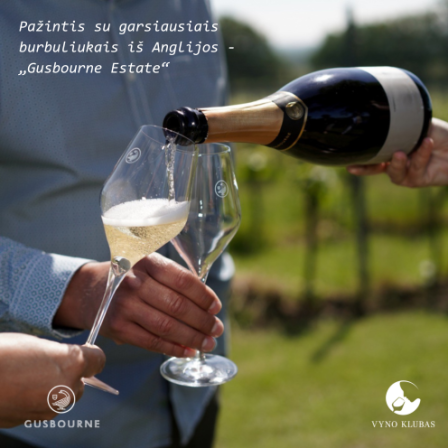 „Gusbourne“ vyno degustacija - pažintis su viena garsiausių Anglijos vyninių 2026.06.17 1 asm.