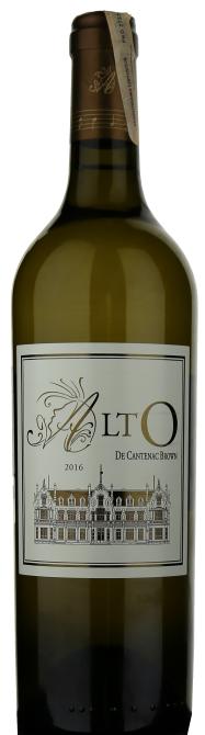 AltO De Cantenac Brown  Bordeaux Blanc AOC 2016