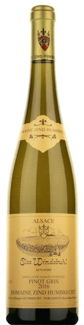 Zind Humbrecht Pinot Gris Clos Windsbuhl Alsace AOC 2016 