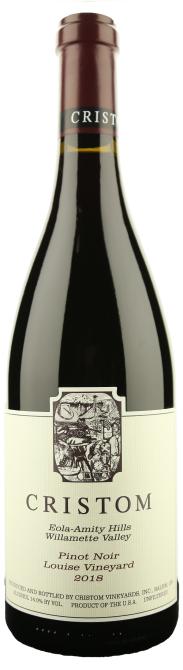 Cristom Louise Vineyard Pinot Noir Eola-Amity Hills Willamette Valley Oregon 2018 