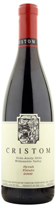 Cristom Estate Syrah Eola-Amity Hills Willamette Valley Oregon 2009
