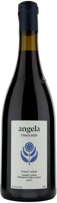 Angela Vineyards Pinot Noir Yamhill - Carlton Oregon 2017 
