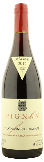 Pignan Reserve Chateauneuf du Pape AOC 2012