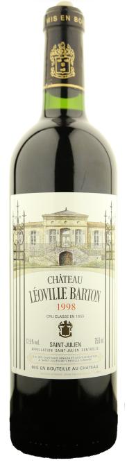 Château Léoville Barton II-ème Grand Cru Classé  Saint-Julien AOC 1998 