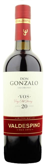 Bodegas Valdespino Oloroso Don Gonzalo VOS Single vineyard Jerez DO 0,5L 