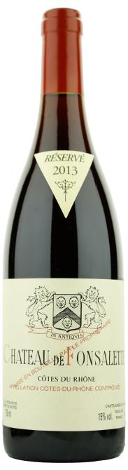 Chateau de Fonsalette Reserve Cotes du Rhone AOC 2013