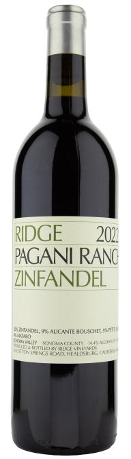 Ridge Pagani Ranch Zinfandel 2022