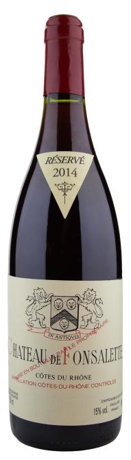 Chateau de Fonsalette Cotes du Rhone Reserve 2014