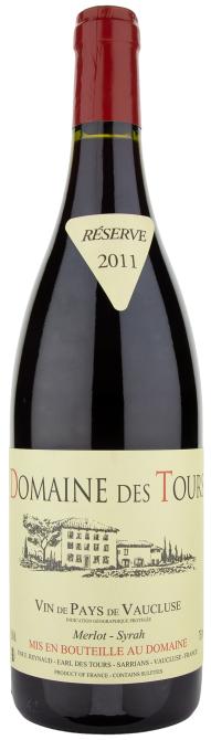 Rayas Domaine des Tours Merlot Syrah Vin de Pays de Vaucluse 2011
