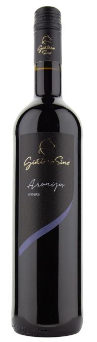 Gintaro Sino Aronijų vynas p.saldus 