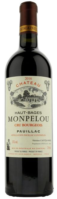 Chateau Haut-Bages Monpelou Pauillac Cru Bourgeois 2016