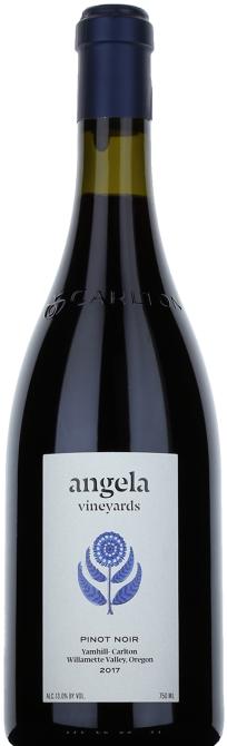 Angela Vineyards Pinot Noir Yamhill - Carlton Oregon 2017 