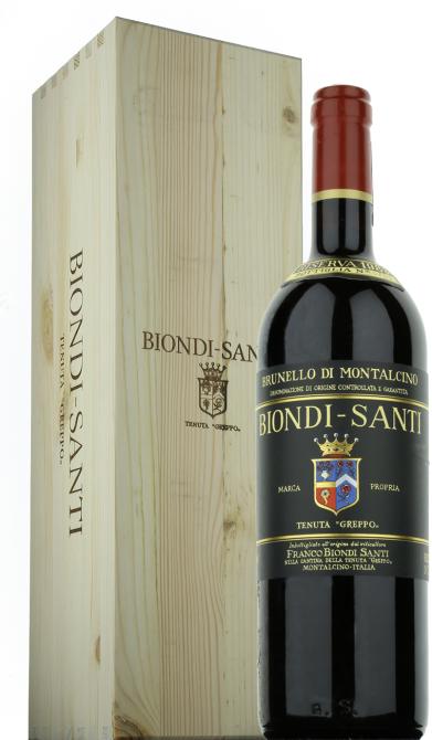 Biondi Santi Tenuta Greppo  Brunello di Montalcino DOCG Riserva 1983 (wooden case)