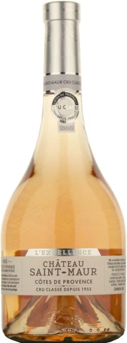 Château Saint-Maur L'Excellence Rose Cru Classé Côtes de Provence  AOP 2020 