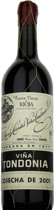 López de Heredia Viña Tondonia Gran Reserva Rioja DOC 2001