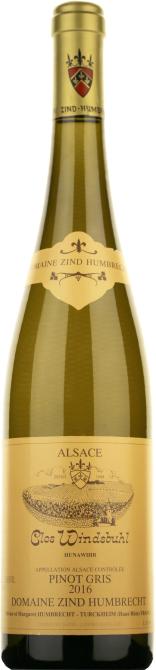 Zind Humbrecht Pinot Gris Clos Windsbuhl Alsace AOC 2016 