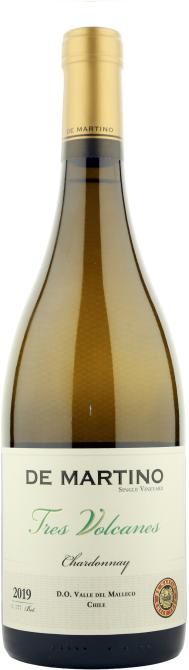 De Martino Tres Volcanes Single Vineyard Chardonnay Malleco Valley 2019 