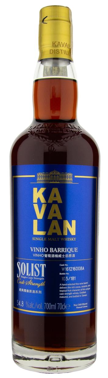 Viskis Kavalan Solist Vinho Barrique Single Malt 0,7 L