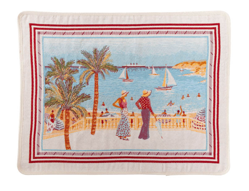 Tissus Toselli Jacquard padėkliukai NICE SOLEIL 50 x 37 cm