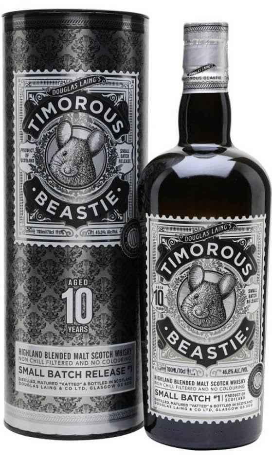 Timorous Beastie Highland 10 YO Blended Malt Scotch viskis 0,7 L