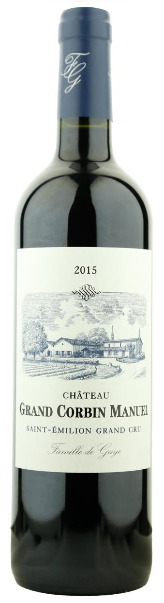 Château  Grand Corbin Manuel Saint-Émilion Grand Cru AOC 2015