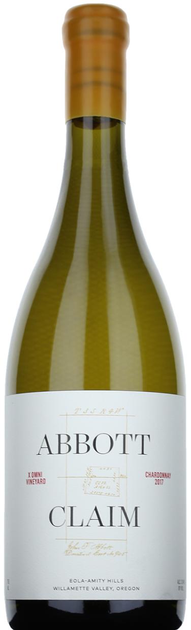 Abbott Claim X Omni Vineyard Chardonnay Eola - Amity Hills Oregon 2017 