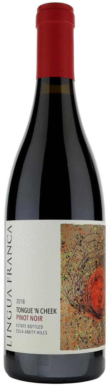 Lingua Franca Tongue'n Cheek Pinot Noir Eola-Amity Hills Oregon 2018 