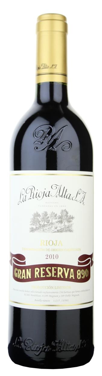 La Rioja Alta Gran Reserva 890 Rioja DOC 2010 