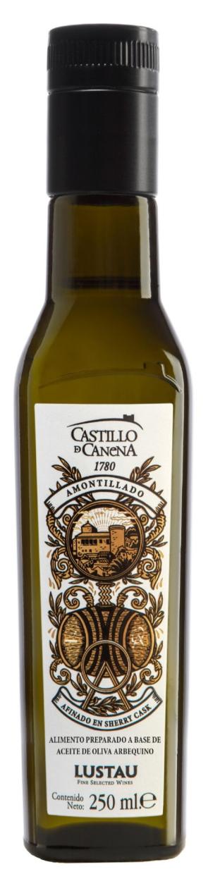 Castillo de Canena alyvuogių aliejus brandintas chereso statinėse „Amontillado“ 0,25 L