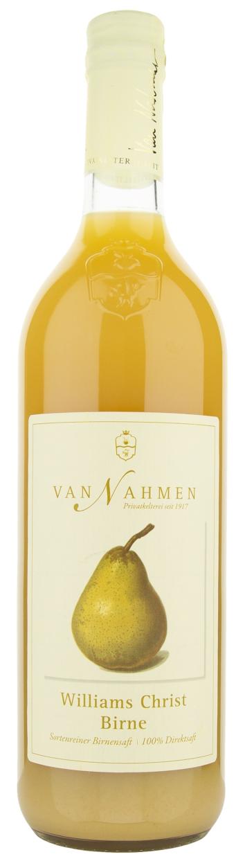Van Nahmen Pear Juice Williams Christ Birne 0,75 L