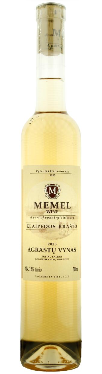 Mėmelio Agrastų vynas p. saldus 2023 0.5 L