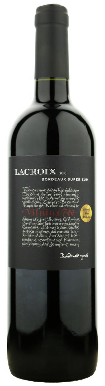 Lacroix Vilnius 700 Bordeaux Supérieur  AOC 2018