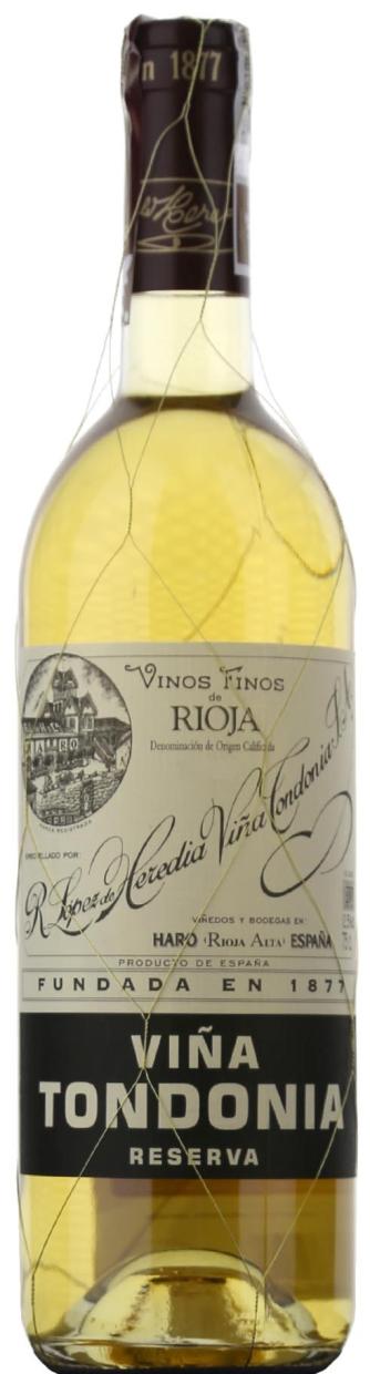 López de Heredia Viña Tondonia Blanco Reserva Rioja DOC 2012 