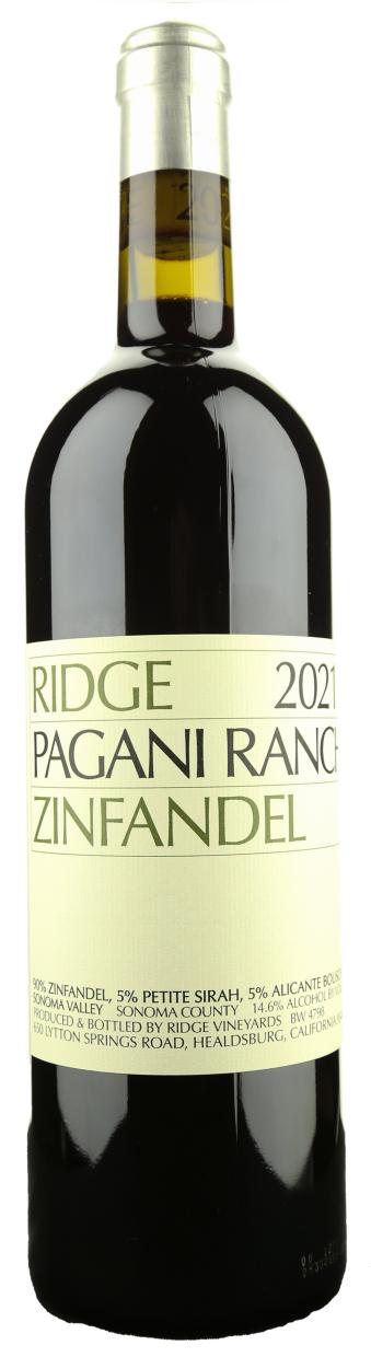 Ridge Pagani Ranch Zinfandel 2021 