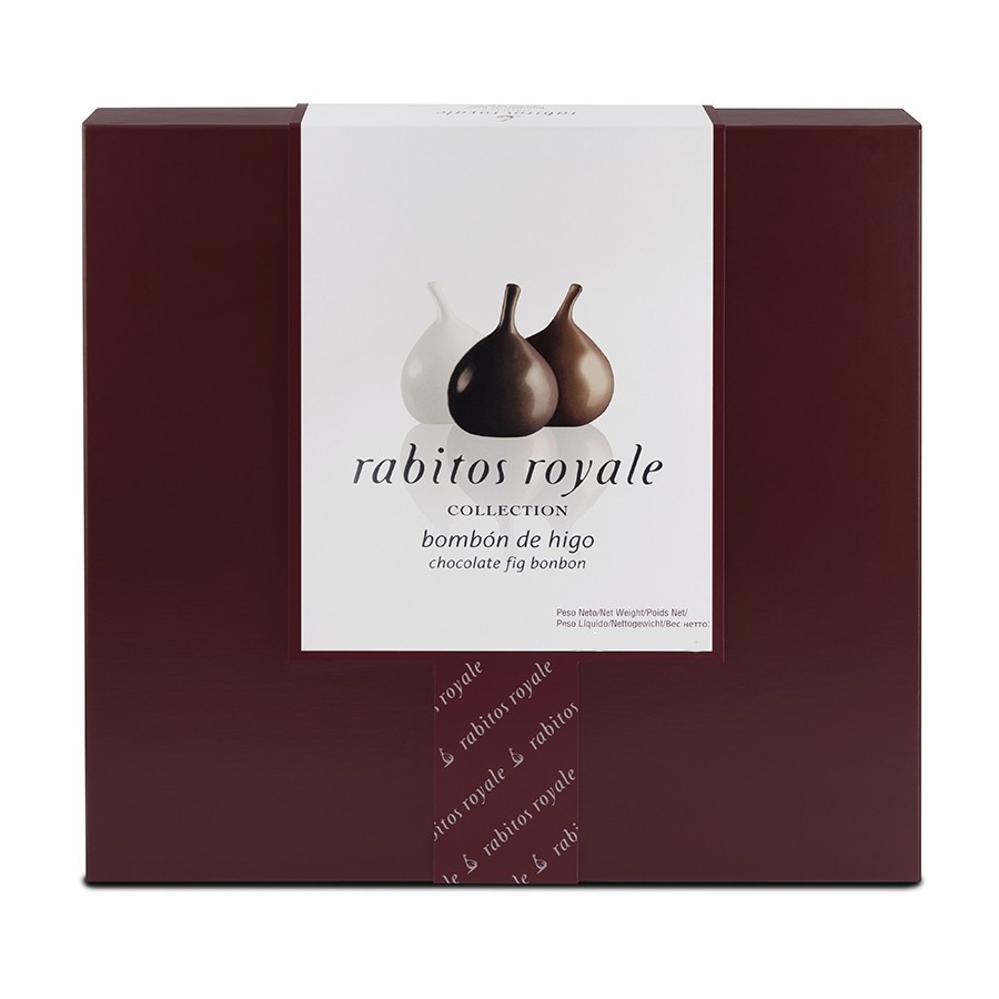 Rabitos Royale figs covered in chocolate asorti 15 units in the box 265 g