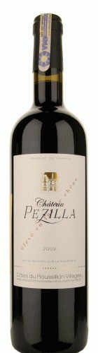 Chateau Pezilla Eleve en Fut de Chene Cotes Du Roussillon Villages AOC 2009