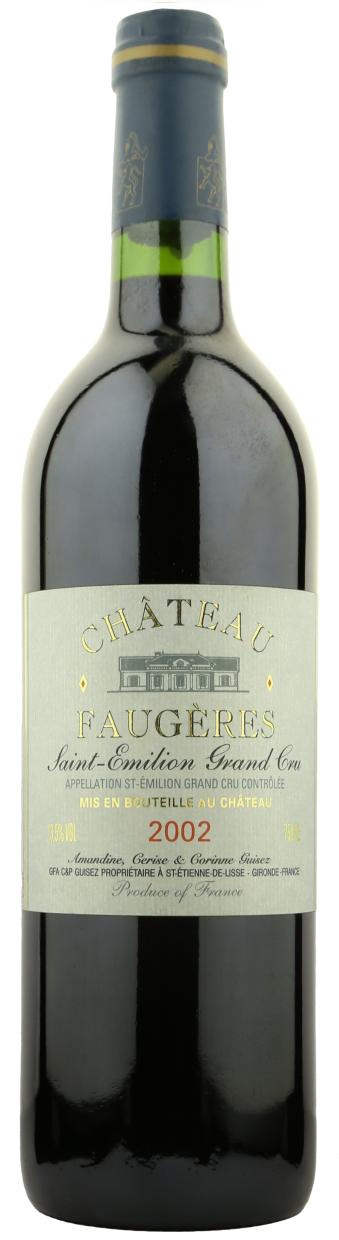 Chateau Faugeres Saint Emilion Grand Cru AOC 2002 