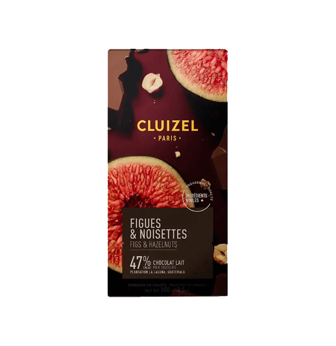 Michel Cluizel šokoladas La Laguna Lait Figues & Noisettes 47 % 100 g