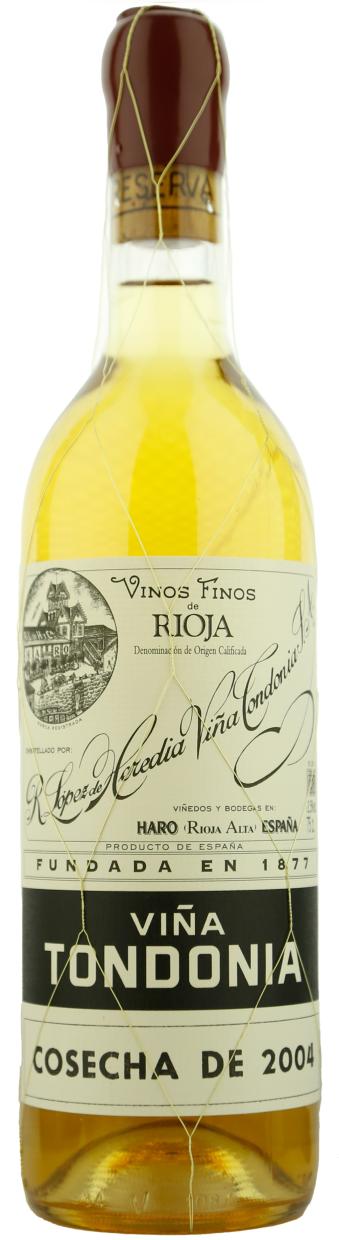 López de Heredia Viña Tondonia Blanco Gran Reserva Rioja 2004 