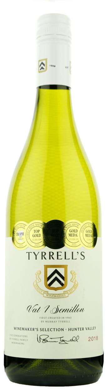 Tyrrell's Semillon VAT 1 Hunter Valley 2018 0,75L 12%