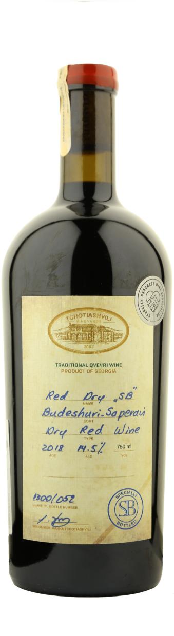 Tchotiashvili Saperavi Budeshuri SB 2018 