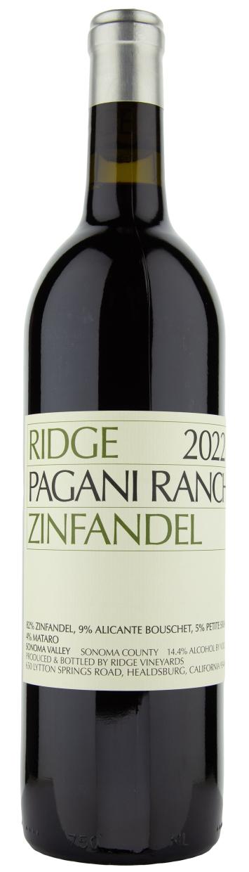 Ridge Pagani Ranch Zinfandel 2022
