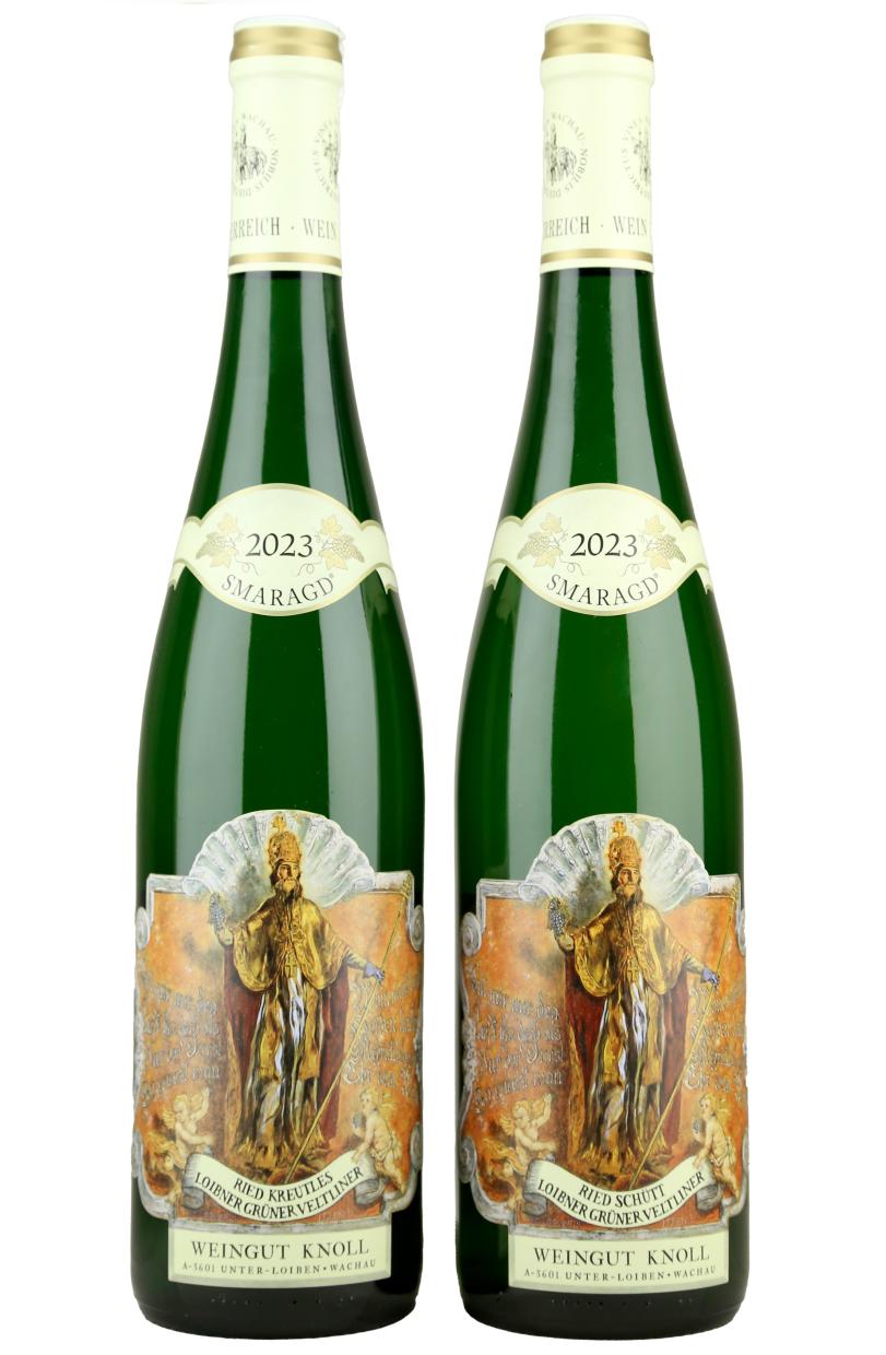 Weingut Knoll Grüner Veltliner Smaragd Rinkinys iš Kreutles ir Loibenberg vynuogynų ( 2023 m.)
