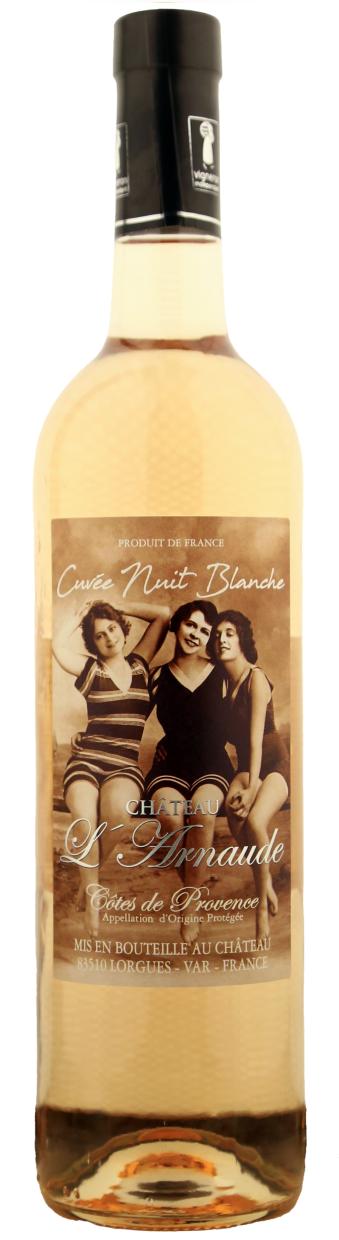 Château l'Arnaude Cuvée Nuit Blanche Rose Côtes de Provence AOP 2024