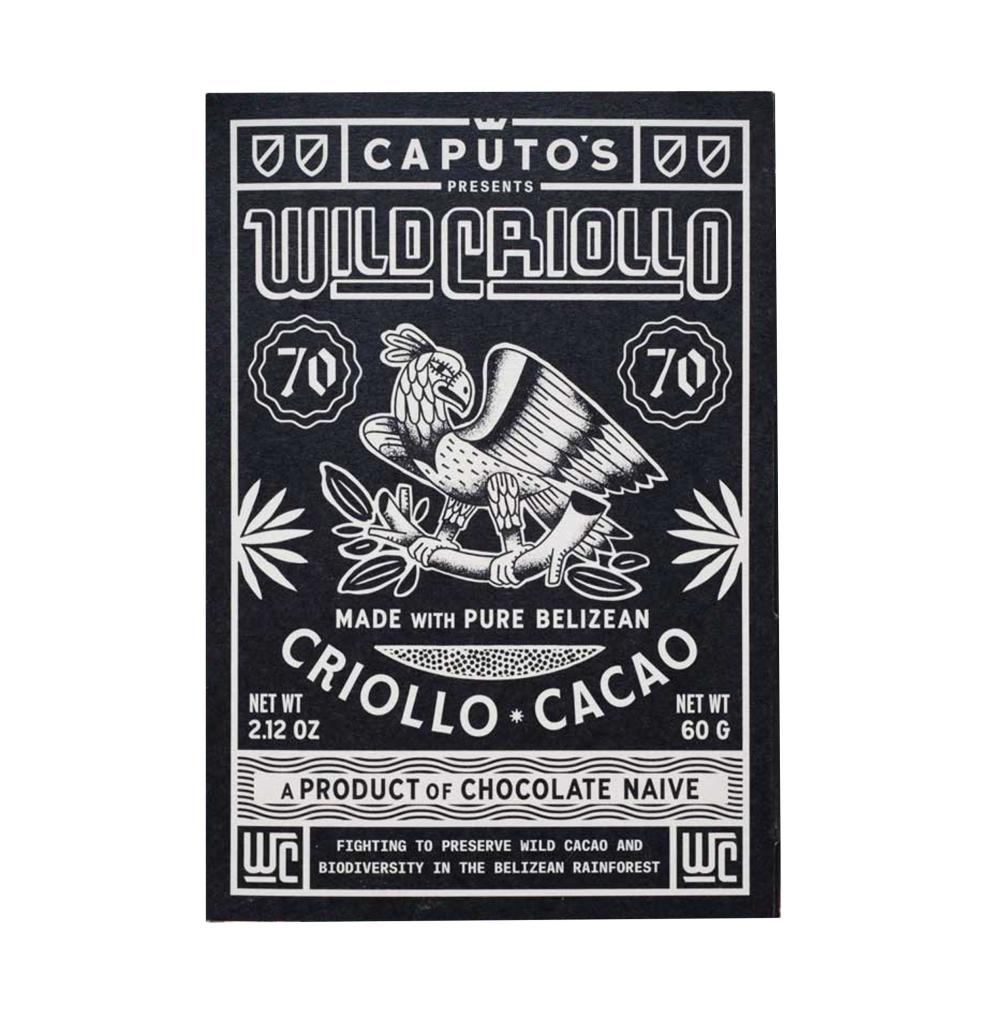 Chocolate Naive chocolate Caputo's Wild Criollo 60 g